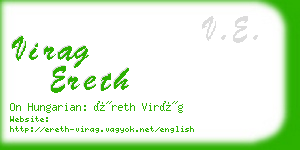 virag ereth business card